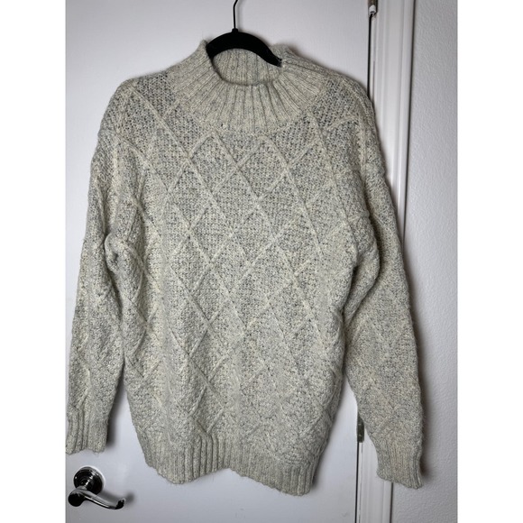 Boheme Turtleneck Sweater, Oatmeal color - Picture 1 of 4